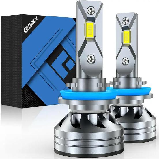 2PCS H11 H9 H8 LED Light Bulb,50000LM 6500K Easy Installation H11 Fog Light Bulbs Turn Signal Light Assemblies,CANbus Ready