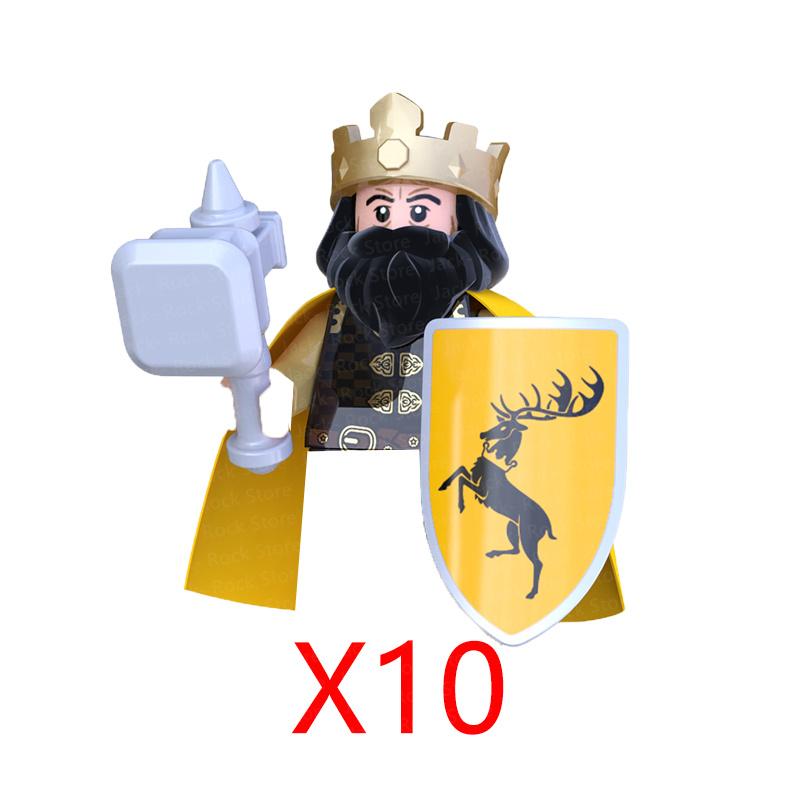 Военные Строительные Блоки Фигурки Солдат Подарки Игрушки Серия Кино Фантастика Средневековый Рыцарь Легион Оружие Щит Флаг MOC