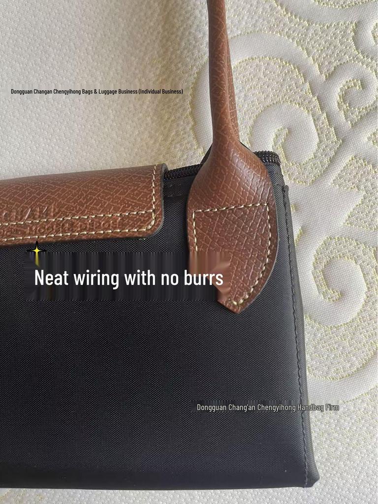 Сумка Longxiang 70th Anniversary Classic из водонепроницаемого нейлона, наплечная, женская, большая вместительная.