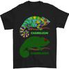 Мужская футболка Chameleoff Хамелеон Смешной Включено Выключено 100% Хлопок