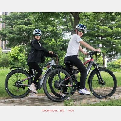 Популярный в 2026 году YG90Ebike 1000 Вт 48 В 17 Ач 27,5-дюймовый электрический велосипед с гидравлическим тормозом, внедорожный электрический велосипед с полной подвеской.