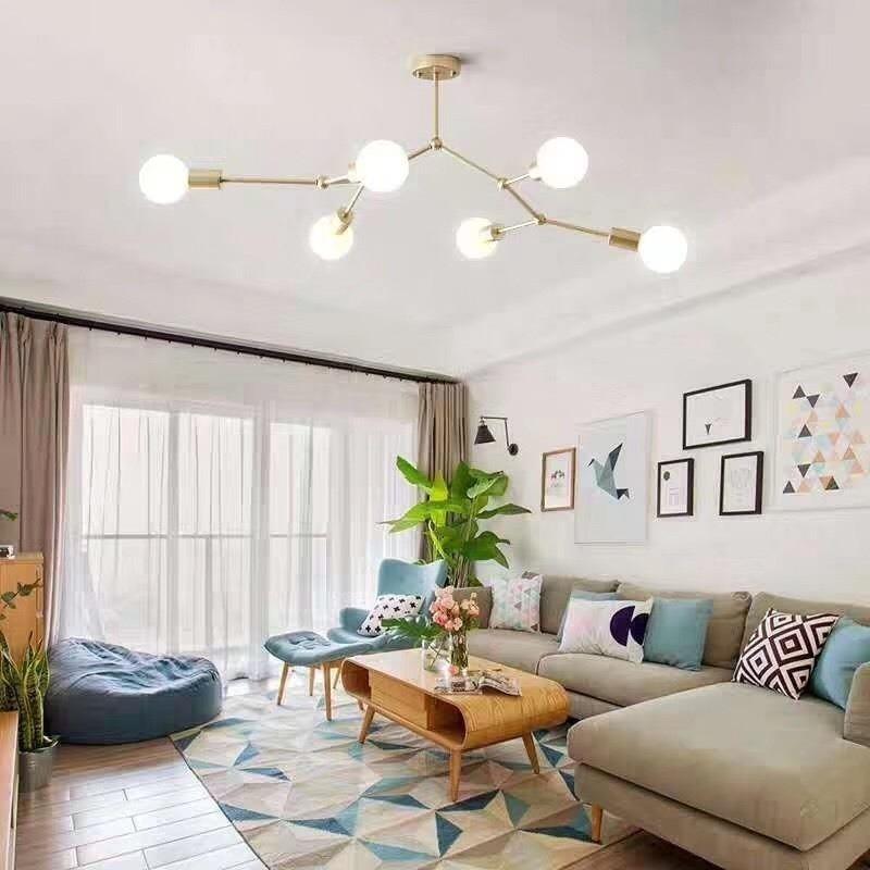 Скандинавский дизайн 3/4/6 лампочек DIY металлическая люстра золотой подвесной светильник для кухни остров столовая светильники для потолка современный подвесной светильник потолочный
