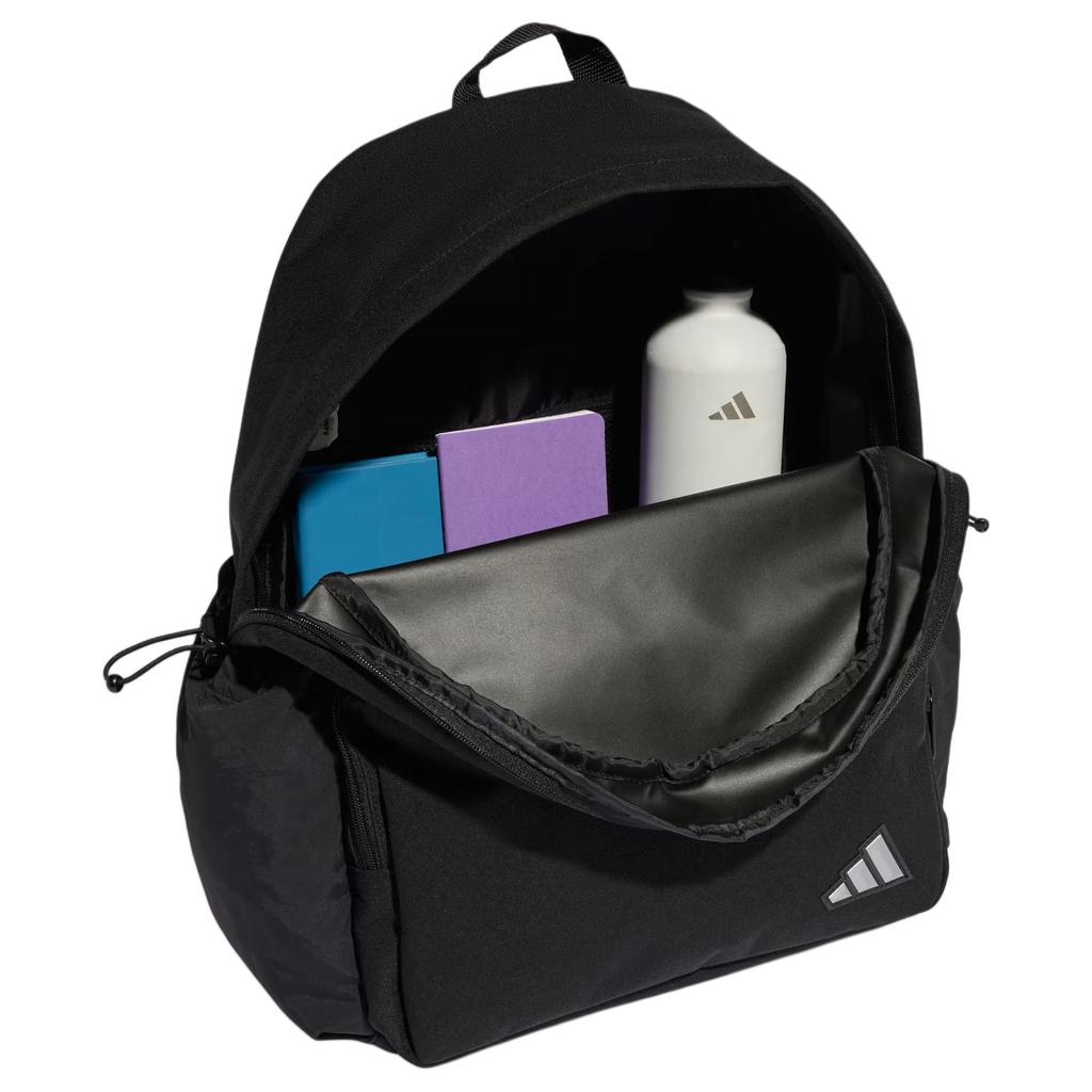 adidas Essentials 27,4 л Модный простой полиэстеровый рюкзак Унисекс Рюкзак Черный Серебристый KA6766