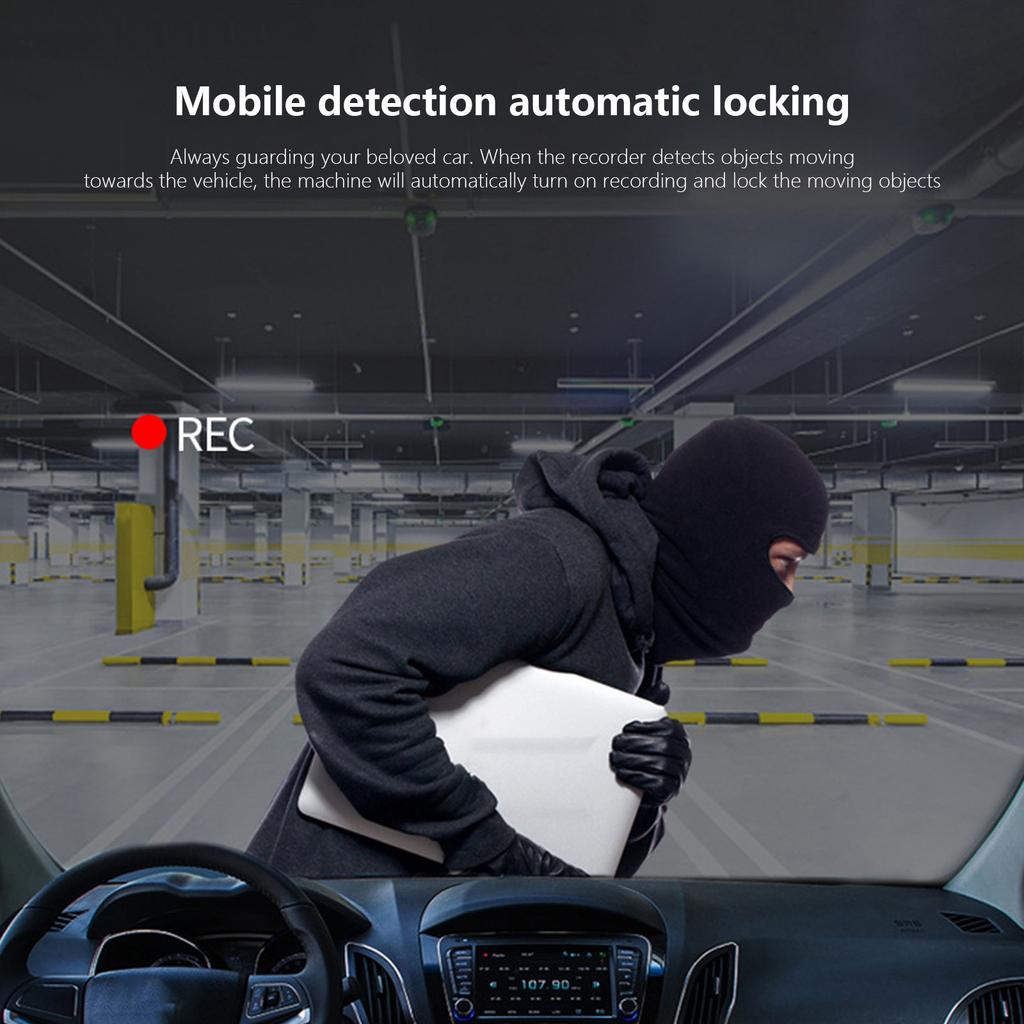 Видеорегистратор для автомобилей, автомобильные регистраторы, автомобильная приборная камера 720P с парковочным монитором, циклическая запись, обнаружение движения