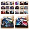 Bedding Cover Set Monster Printing Bedspread Microfiber Children Pillowcase Duvet Cover Set Cool Bedspread