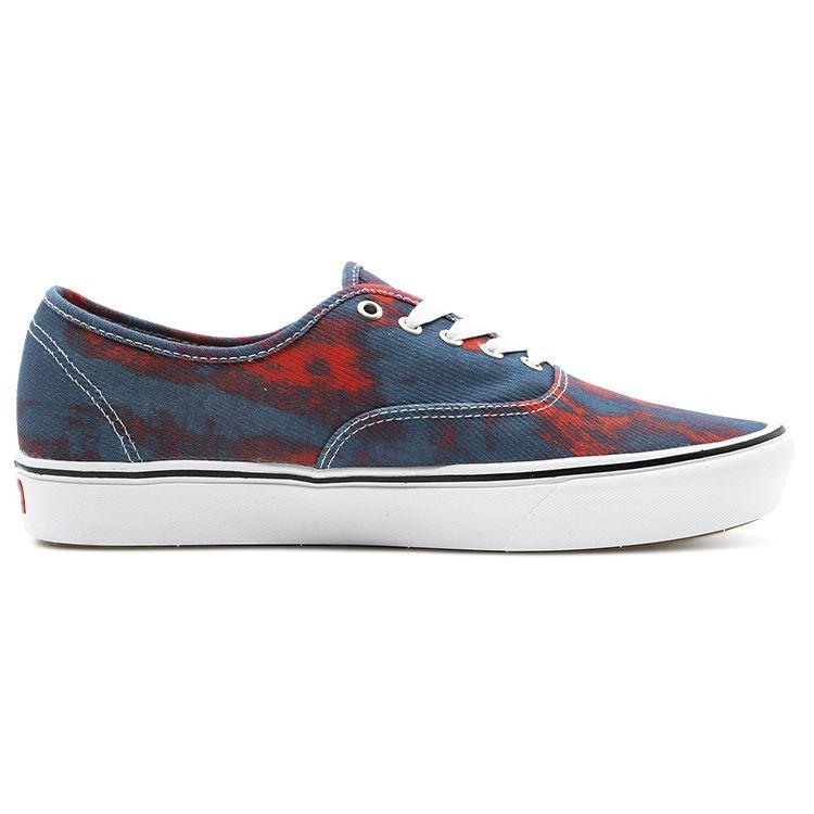 Vans ComfyCush Authentic In Bloom Men Sneakers Blue Multi-Color VN0A3WM747C