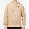 Puma Свитшоты Luxe Aop Мужские Хаки С Капюшоном Умеренный Обычный 534409-20