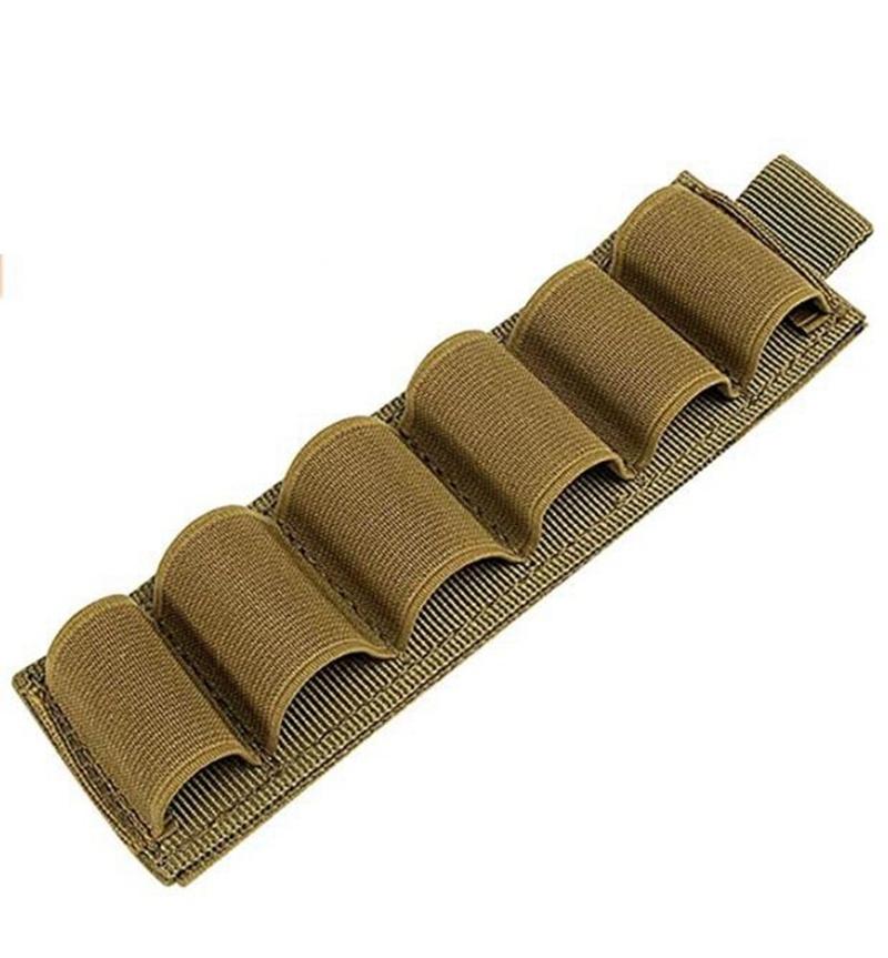 Тактический подсумок для боеприпасов на 6/9 патронов 12/20GA, патрон для дробовика, держатель для приклада, волшебный крючок и;Держатель патрона для винтовки с петлей