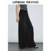 UR 2024 Autumn Women's Drapey Tie-waist Wide-leg Pants