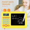 Детский калькулятор с блокнотом, сложение, вычитание, умножение, деление, обучающая машина для математики