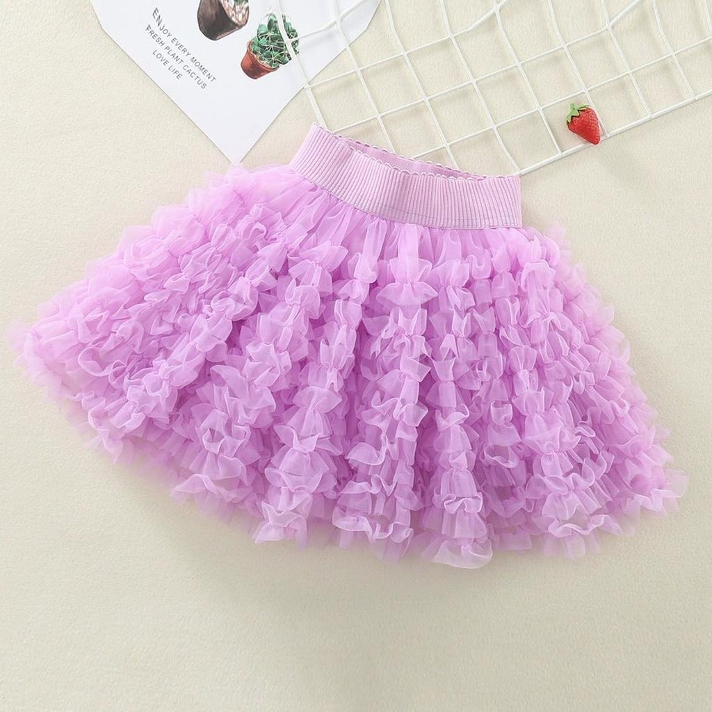 Универсальная юбка принцессы для девочек - Пышная короткая юбка для детей