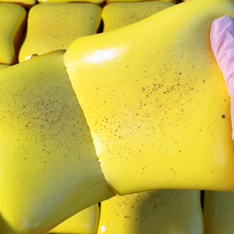 Super Wet Soft Buttered Toast Suqeeze Toy Slow Rebound Squishy Fidget Toy Funny Stress Relief Sticky Toy Soft Squeeze Vent Gift