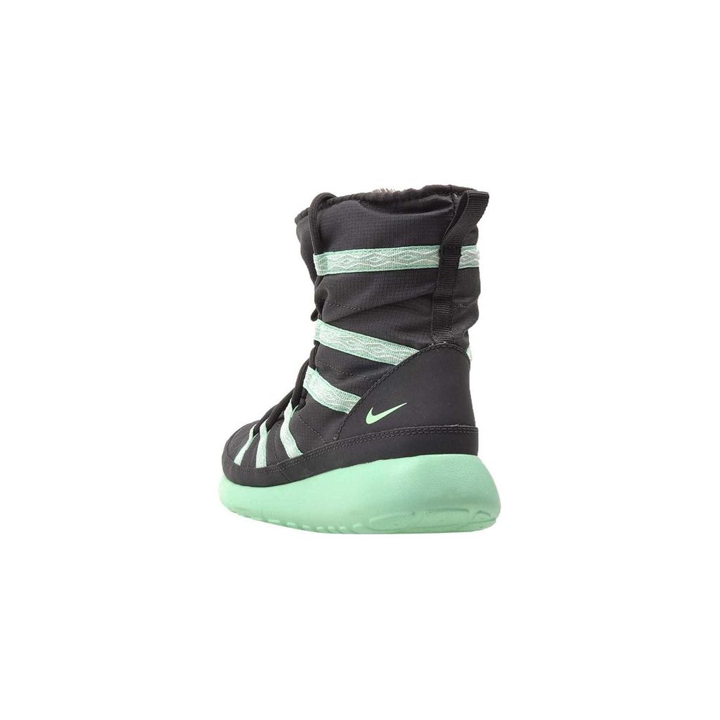 Nike Roshe One Нескользящие Прочные Водонепроницаемые Ботинки до середины икры Детские Детские ботинки Черные 859415-002