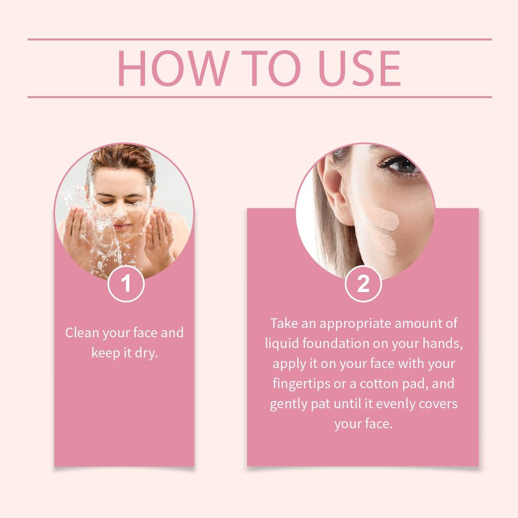 Увлажняющая основа под макияж Skin Care Liquid Foundation Natural Light, дружественная коже, увлажняющая, прозрачная основа под макияж Skin Care Liquid Foundation 30 мл