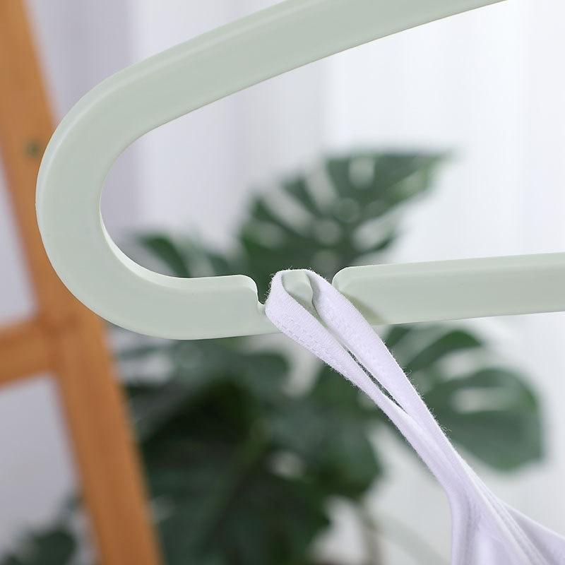 5 шт./лот, бытовые вешалки без следов, простые пластиковые вешалки для сушки, нескользящие, вешалка для сухой и влажной одежды