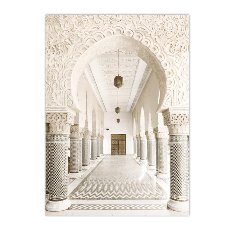 Альхамдулиллах бежевые цветочные постеры холст картины исламские принты Бисмиллах мусульманские настенные художественные картины гостиная домашний декор