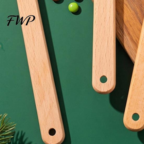 Cookie Dough Mixing Tool Silicone Spatula with Wooden Handle, Christmas Tree/Snowman/Santa Claus/Elk Pattern Kitchenware Tools Decor, Heat Resistant