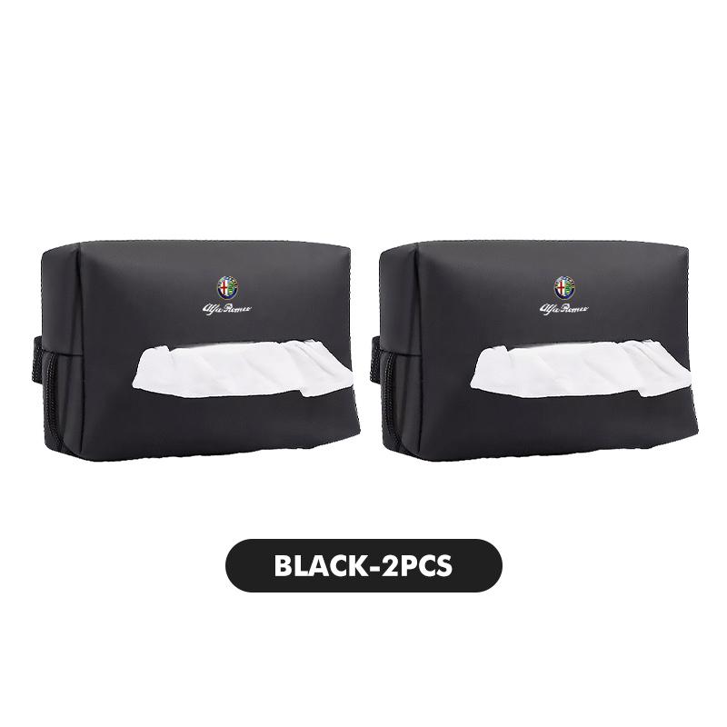 phngj8 Car Logo Center Console Armrest Tissue Box Seat Back Hanging Paper Boxs For Alfa Romeo 159 Giulietta 156 147 Giulia Mito GT