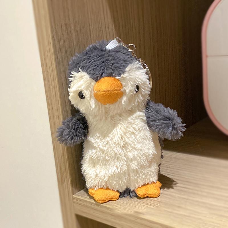 Cute Cartoon Peanut Christmas Penguin Plush Dolls Keychain Backpack Hangings Decoration Gifts