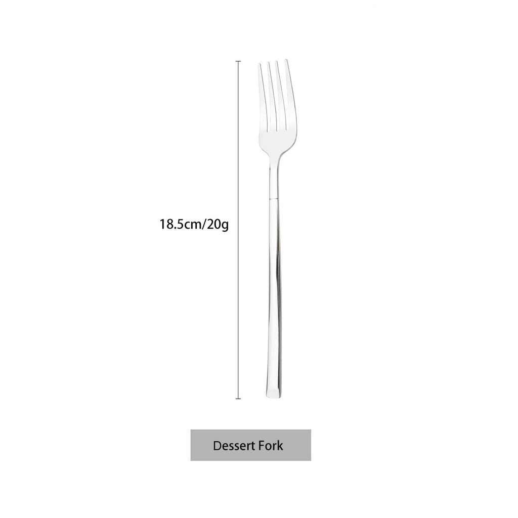 1 шт., десертная вилка, набор столовой посуды, обеденная вилка из нержавеющей стали, столовые приборы, посуда, кухонное серебро, столовые приборы высокого качества
