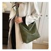 Large Capacity Ladies Bag Summer New Wide Strap One Shoulder Messenger Bag High End Texture Commuter Bucket Bag