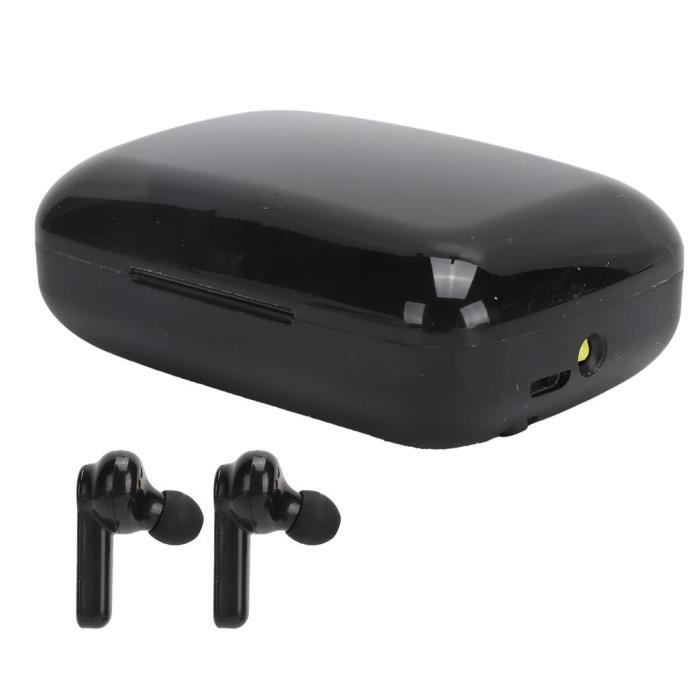 Oreillette Bluetooth - Qiilu - M19 TWS 5.1 - Affichage LED - Autonomie 5h - Charge 1200mAh