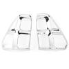 2pcs Taillight Trim Chrome Decorative Frame Fit for Toyota Hilux Revo Sr5 20152017