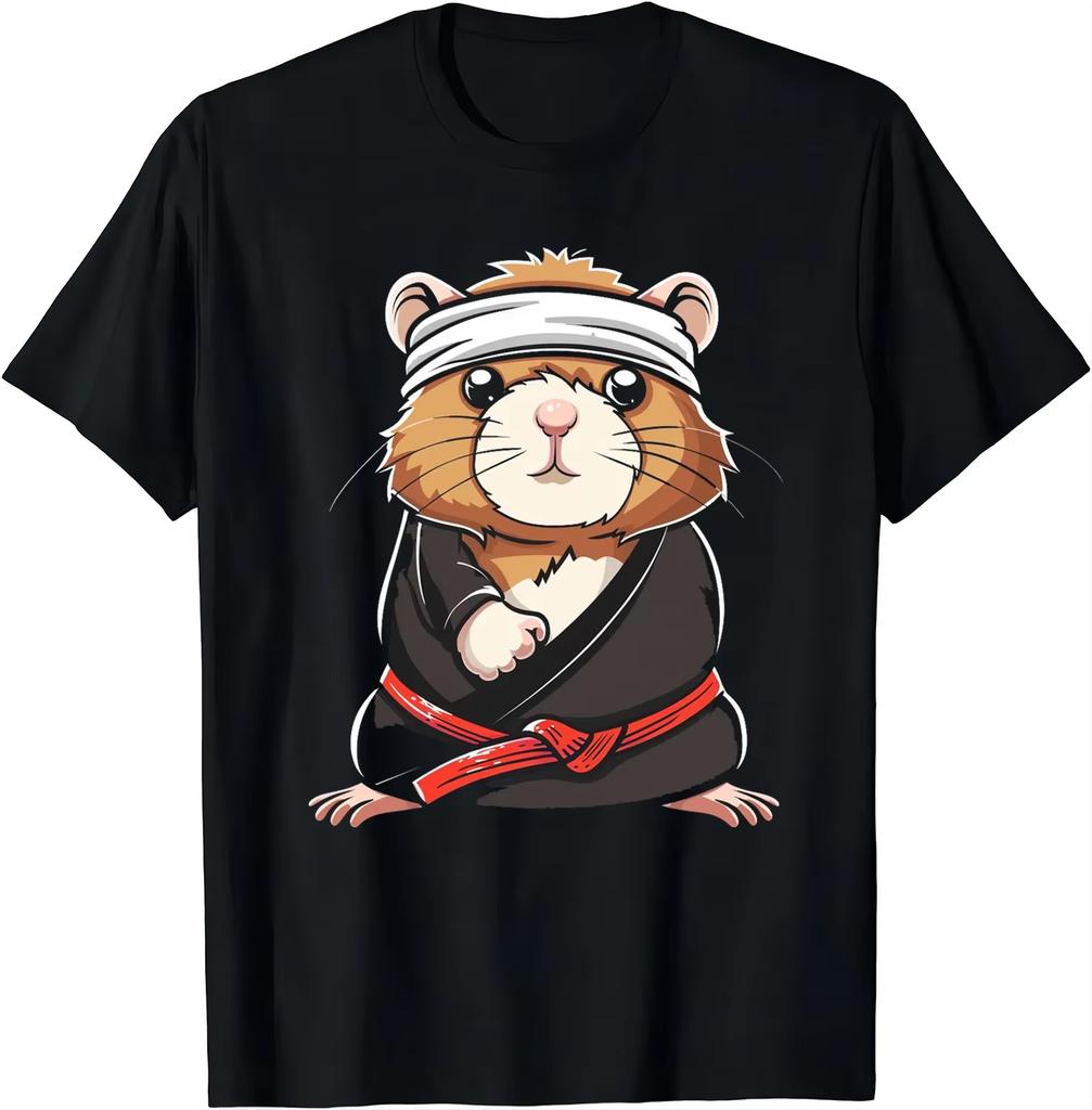 Karateer Cutie Tee Belt Up for Fun Shirts Graphic T Shirts Unisexs Clothes Tops Vintage T Shirt Camisas Streetwear