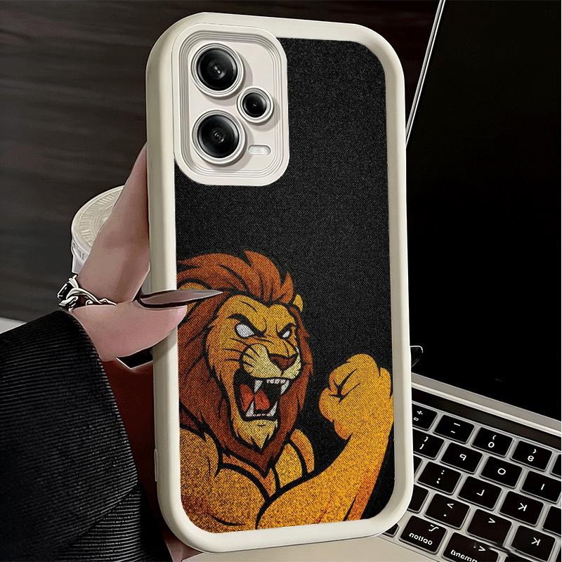 Чехол для телефона 'Мощное животное' для Xiaomi Poco X7 X6 X5 Pro X4 Gt X3 F7 Ultra M8 M7 Redmi 15C 15 14C 13 13C 12 12C 10 10C