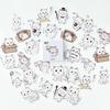 45 Pcs/pack Kawaii Stickers DIY Cute Cartoon  Lovely Cat  Sticker for Diary Decoration
