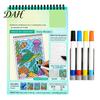 Creative Drawing Kit for Adults Trace-By-Groove Guided Coloring Book, Clear Artistic Printing with 20 Decorative Stress Relief Activity Scenes