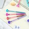 Yousheng Faux Diamond Topper Pen Metallic Luster Shell 0,5 мм Шариковая ручка вращающегося типа со сверкающими стразами для домашнего офиса и школы