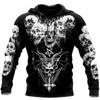 Men's Hoodies Devil Gothic Skull Fun Funny Leisure Pullover New Fashion Harajuku Street Jacket for Men and Women  Y2k