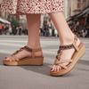 Summer Shoes Wedges Sandals Bohemia Style Flat Platform Fashion Ladies Holiday Shoes Wedge Heel 5cm Plus Size 41
