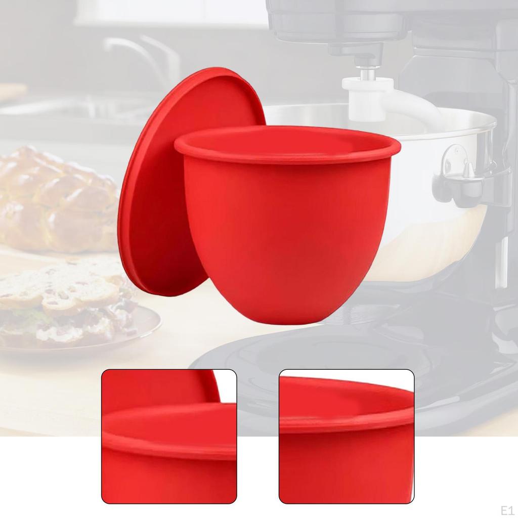Silicone Bowl Liner Dishwasher Resistant Quick Installation Replace Parts for Tilt Head 5 Qt Stand