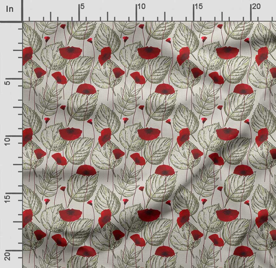 Soimoi Принт с листьями, хлопковый батист, ткань для квилтинга, продаваемая во дворе, хлопчатобумажная ткань средней плотности шириной 42 дюйма,
