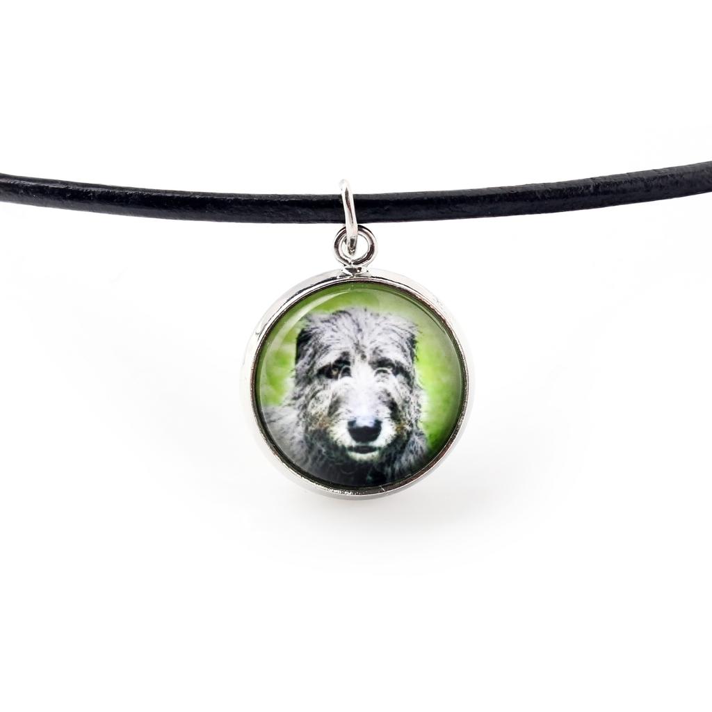 Irish Wolfhound – Necklace pendant with your photo, handmade | Art-Dog