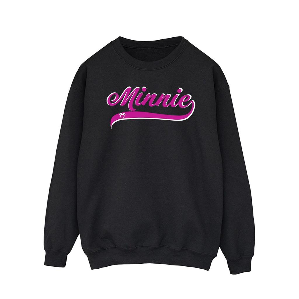 Disney Mens Minnie Mouse Logo Sweatshirt