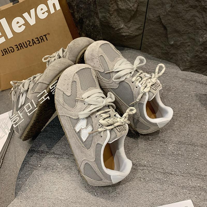2025 новая пара шнурков мягкая подошва немецкие кроссовки женские кожаные с дышащей сеткой повседневная спортивная обувь женская обувь модная обувь женская