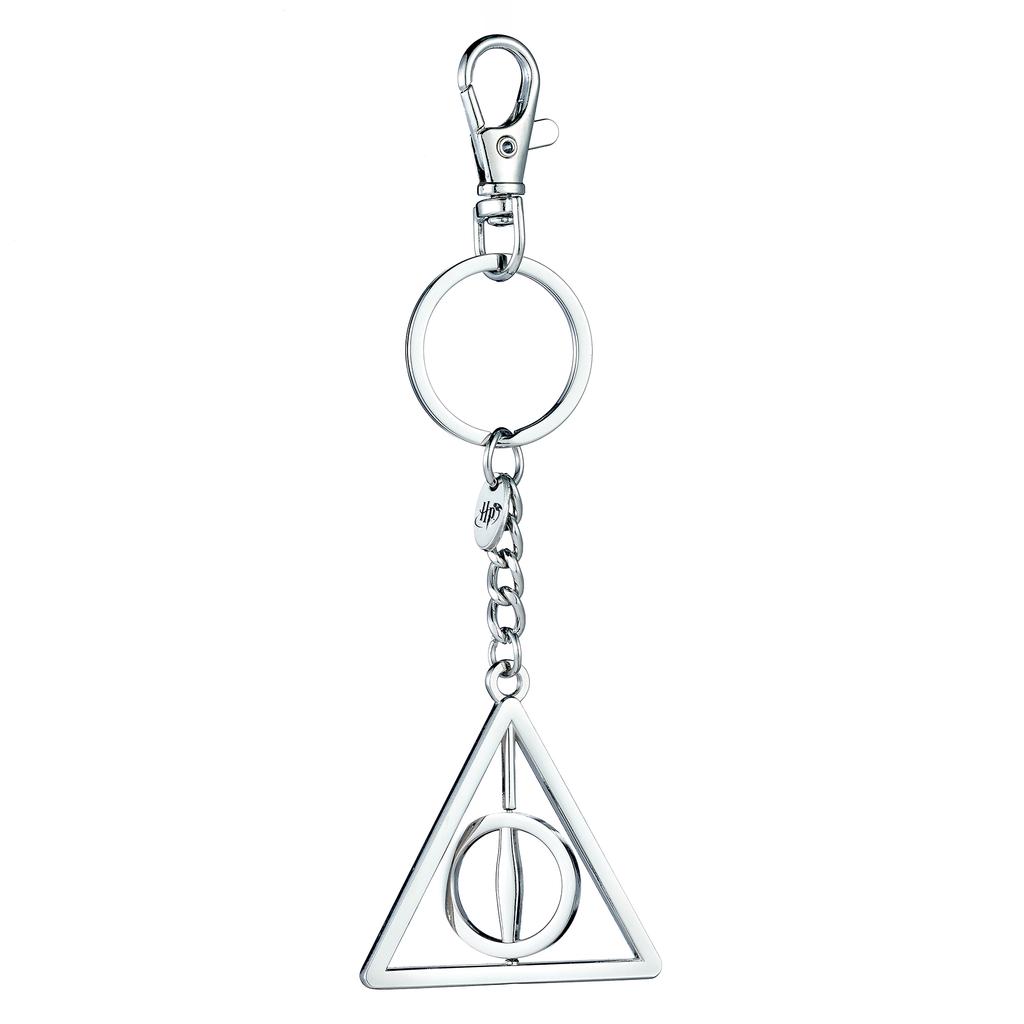 Harry Potter Deathly Hallows spinning keyring
