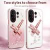 KADEM For vivo S30 Pro mini 5G Case Dragonfly Kickstand TPU Flowers Glitter Phone Cover