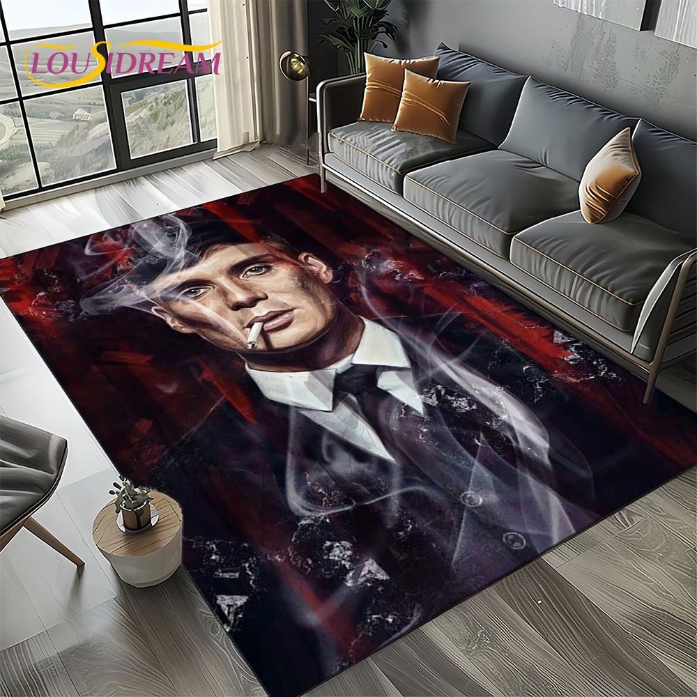 2025 Новый ковер Томми Шелби P-Peaky B-Blinders для спальни, гостиной, дома, украшение дивана, детский игровой коврик, подарок