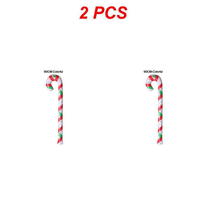 4-1 шт надувные рождественские конфеты палочки воздушные шары 90/120 см наружные конфеты трости украшения для дома для рождественской вечеринки декор поставки