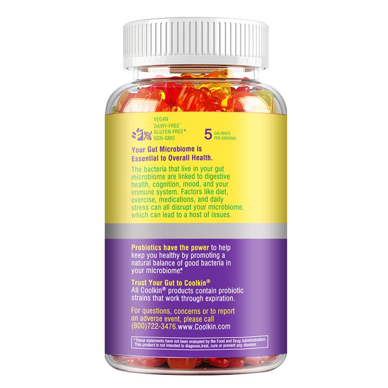 Coolkin - Probiotics + Prebiotic Gummies - For Chest and Immune System Health