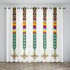Traditional Ethiopian Design Curtains, Luxury Living Room Decoration, Lounge Curtains, Wedding Decoration, 2 Pieces