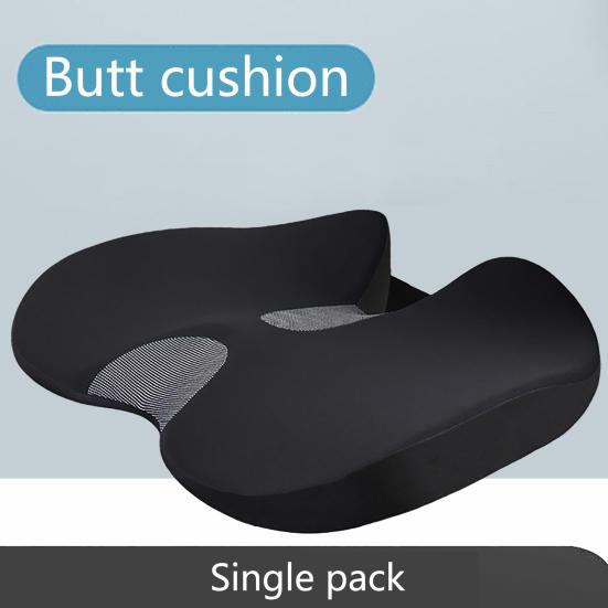 Эргономичная подушка для автомобильного сиденья снимает давление, улучшает осанку, мягкая текстурная подушка для сиденья для работы и вождения