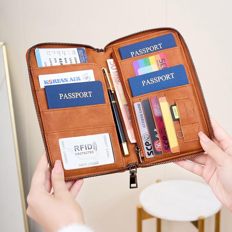 MDNGMDNG Магнитный кошелек для паспорта и органайзер для документов