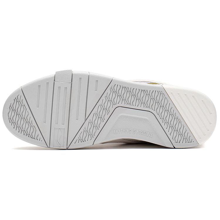 Кроссовки Li Ning Wave Mid top для скейтбординга Женские Кремовые AGCS106-3