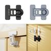 Multifunction Refrigerator Door Latch Plastic Cabinet Drawer Lock Durable Baby Safety Lock