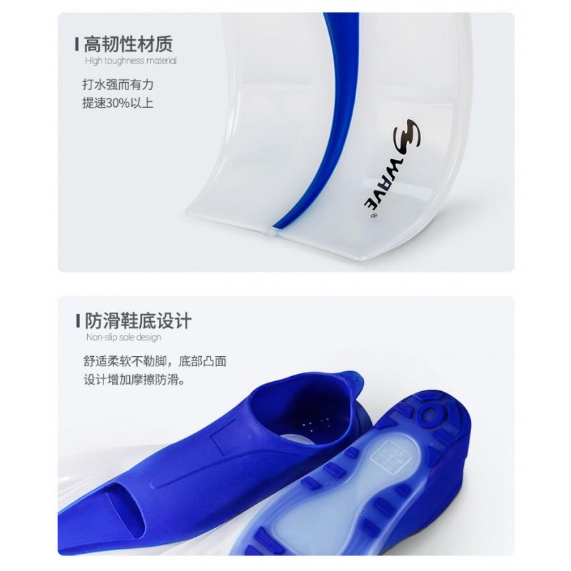 Snorkeling Set With Mask Snorkel Fins Adults - TPR Silicone Steel Tempered Glass Gear In Blue Black White Yellow Pink